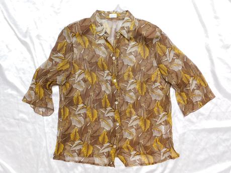 Luxusna hodvabna lahučka košelova bluzka, 44