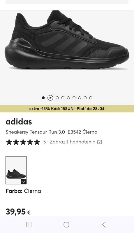 Tenisky topstav, adidas,39