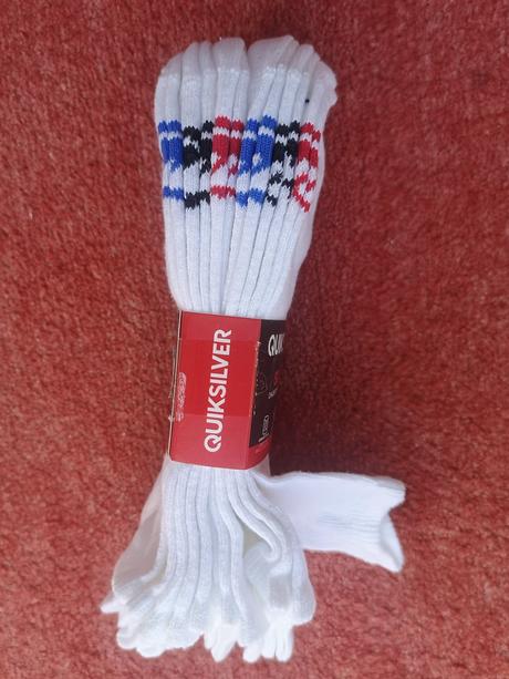 Quiksilver pánske ponožky 6 párov veľkosť 40-45, quiksilver,40 / 42 / 44 / 46