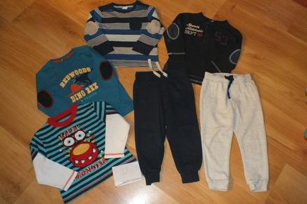 Tricka, teplaky, vyborny stav, 86–98