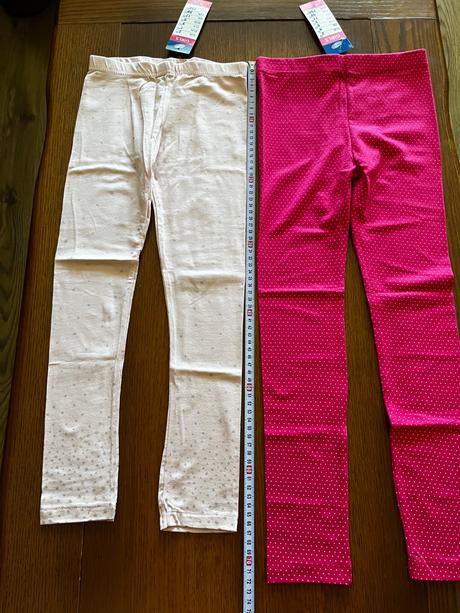 Legínky s bodkami a hviezdičkami dvojbalenie, kids,122 / 128