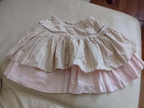 Bavlnená sukňa s fodrou122/140, 122