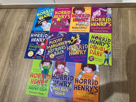 Horrid henry kniha po anglicky cena za kus, 