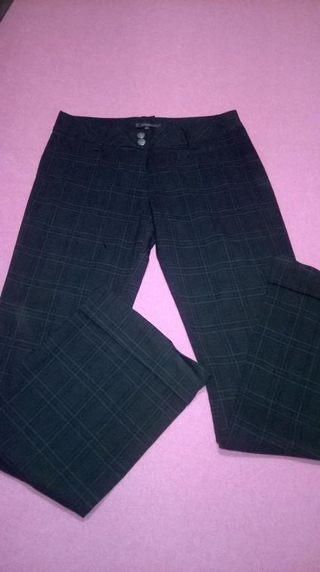 Dámske kárované nohavice, 36