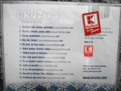 Cd vianočné piesne slov. jazyk, 