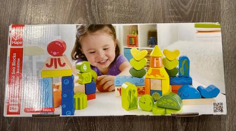 Hape - drevene kocky morsky svet,