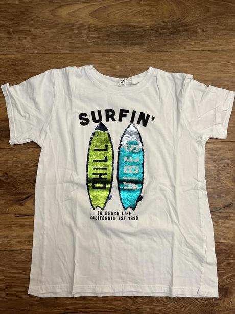 Rozne tricka 15ks, h&m,146