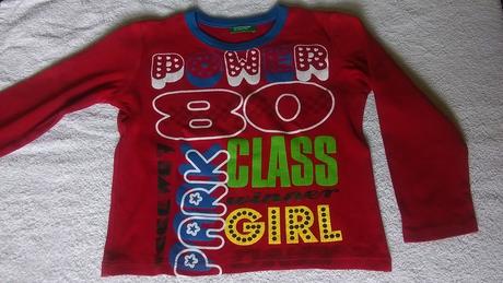 Tričko s nápismi, benetton,92