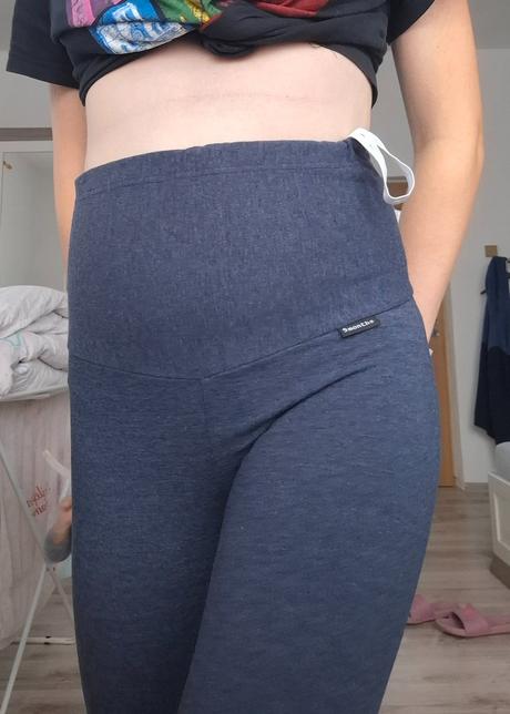 Tehotenské leginy s nastavitelným pásikom osobný o, s