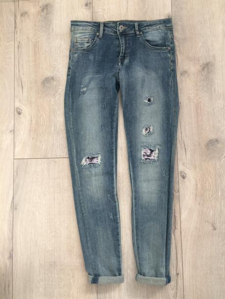 Rifle slim dievčenské italia, veľ.s, 38