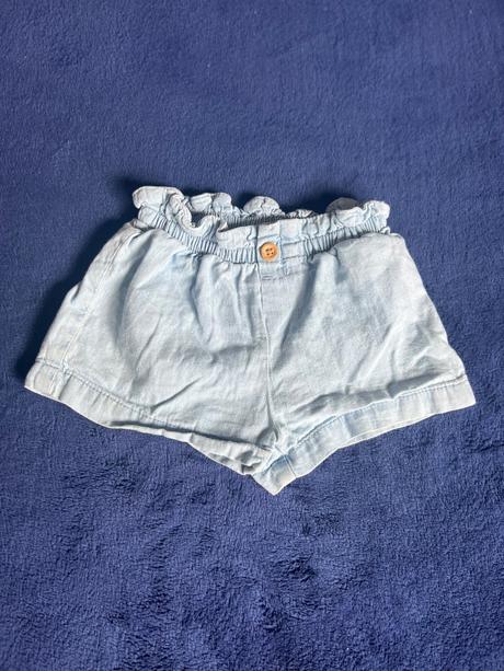 Kratasy sortky dievcenske tenka riflovina 74, f&f,74