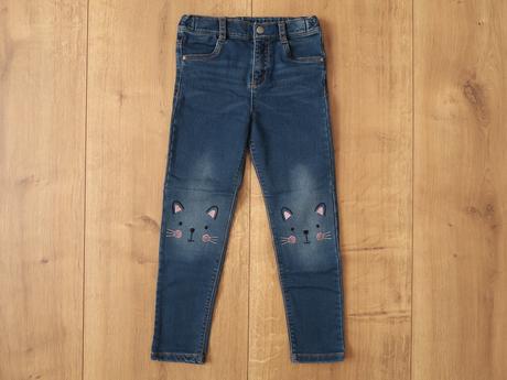 Dievčenské elastické rifle f&f 122 (6-7r) top stav, f&f,122