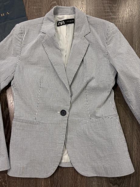 Zara damske pasikave sako m, zara,m