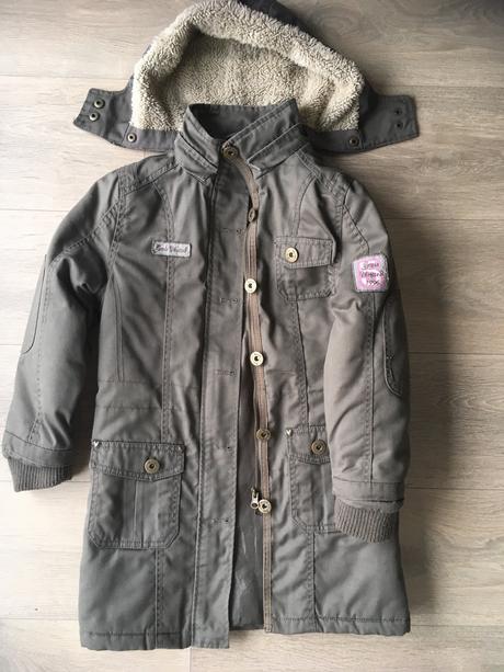 Predĺžená štýlová bundička pre dievča, veľ.122, dopodopo,122