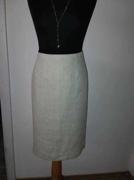 Sukňa ľanová, mac,40