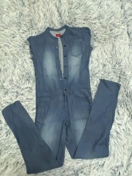 Dievčenský tenký riflový overal, s.oliver,152