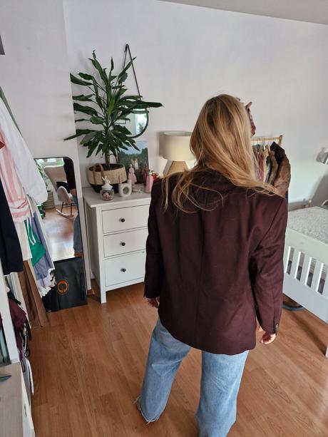 Vlnené vintage sako, l