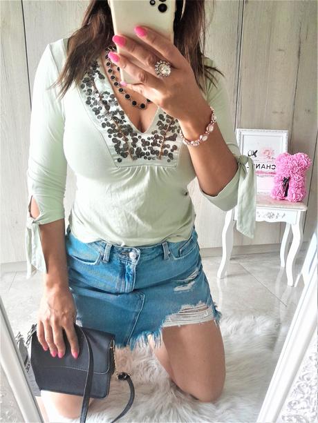 Blúzka s flitrami-s/m, otto,s