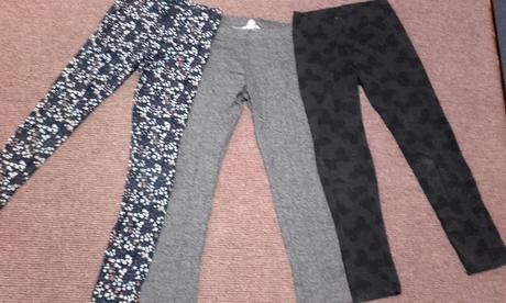 2 baliky dievc. nohavic, vel. 134-140, h&m,134