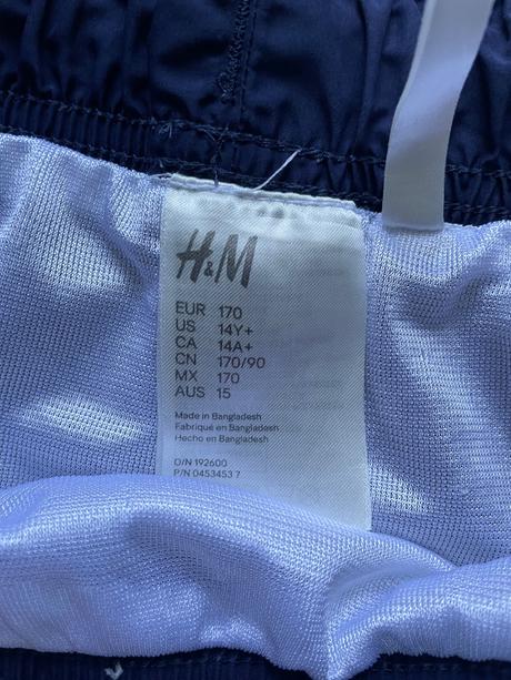 Kupacie bermudy 14+, h&m,170