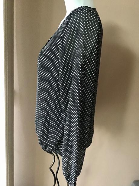 Krasna bodkovana bluzka/2, m