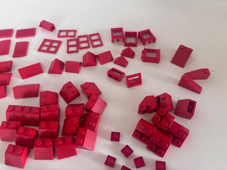 Lego červené, 