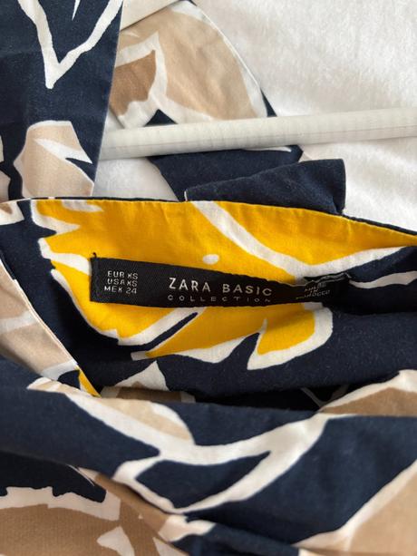 Viacfarebný crop top zara, zara,xs