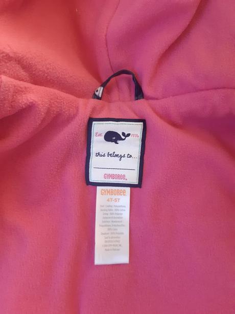 Zatepleny prsiplast, gymboree,110