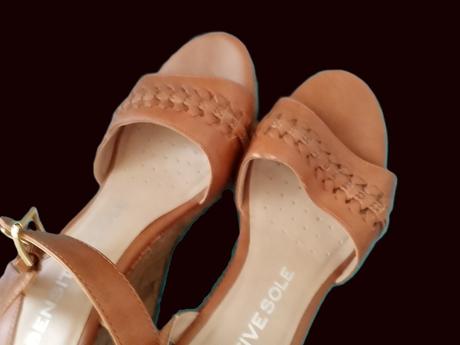 Sandalky na platforme, f&f,39