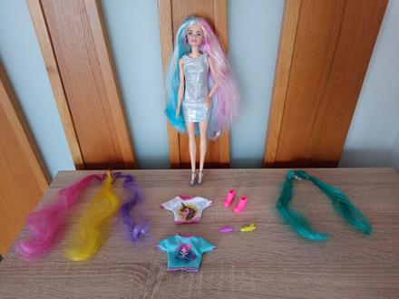 Mattel barbie s rozprávkovými vlasmi,