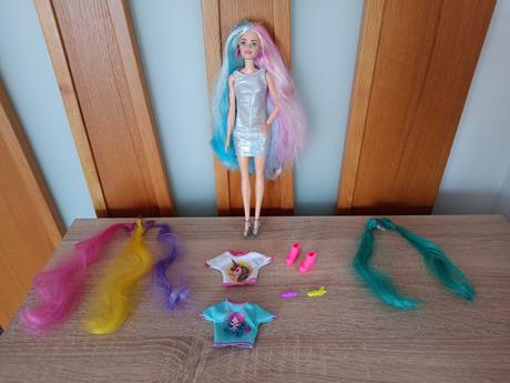 Mattel barbie s rozprávkovými vlasmi,