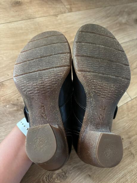 Topánky kožené clarks 38, clarks,38