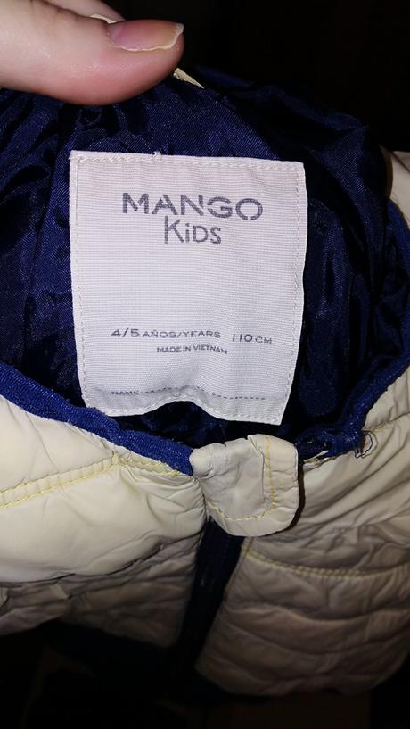Chlapčenský kabát, mango,110