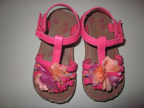Sandálky s kvetinkami, george,23