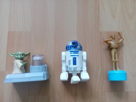 Figúrky star wars - yoda, r2d2 a c3po, 