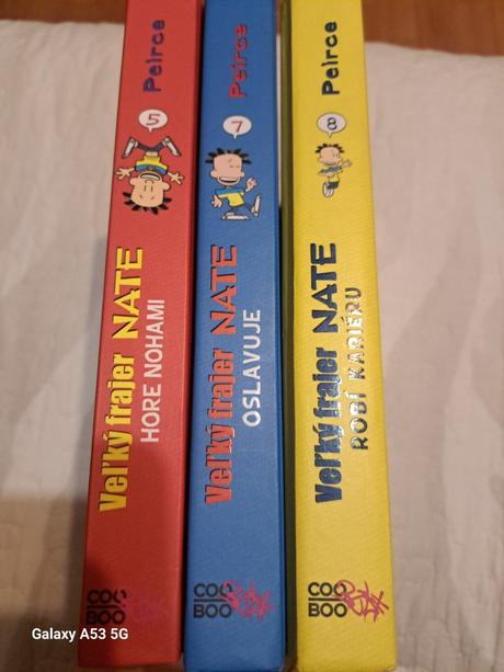 3 knihy velky nate 5,7,8, 