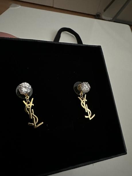 Nové nenosené náušnice ysl, yves saint laurent