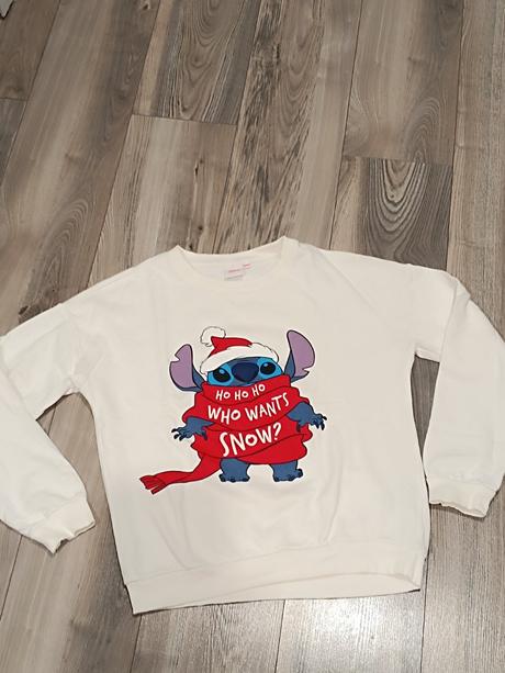 Vianočná mikina stitch 158/164, 158