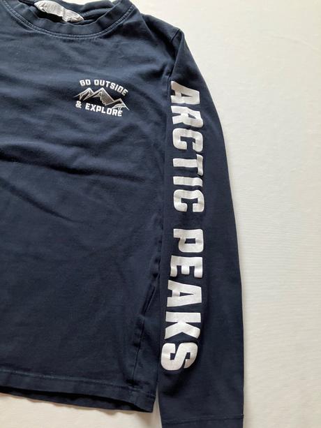 Tričko s dlhým rukávom, h&m,134