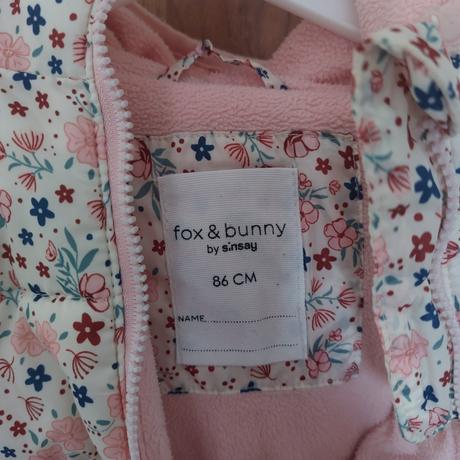 Prechodná vetrovka, fox & bunny,86
