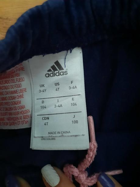 Dievčenské tepláky adidas, adidas,104
