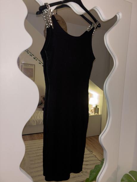 Rebrovane šaty s retiazkou s/m, m / s