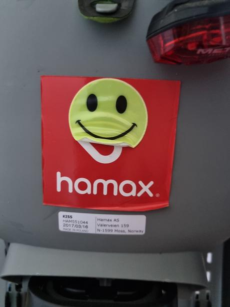 Cyklosedačka hamax aj s úchytom na bike, 