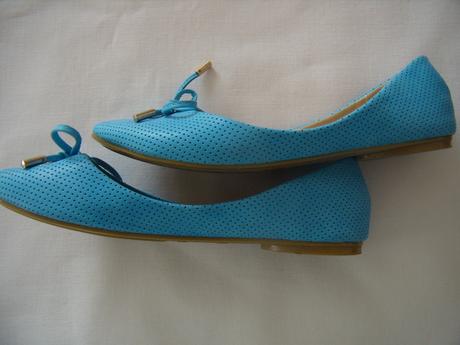 Tyrkysové balerinky v.37, 37