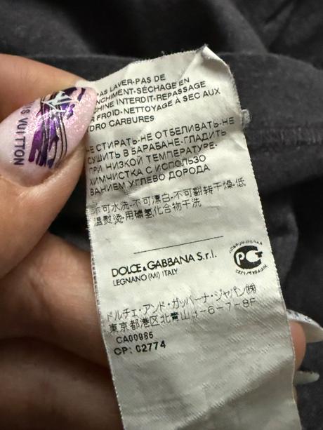 Tričko dolce & gabbana, l