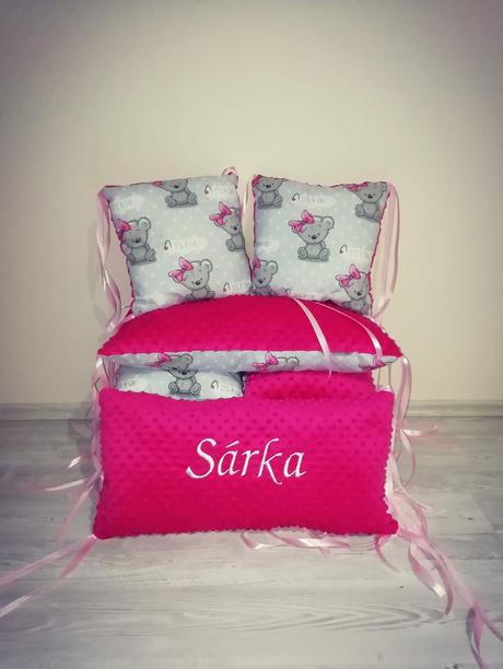 Vankúšový mantinel s menom, šírka (cm): 60,dĺžka (cm): 120