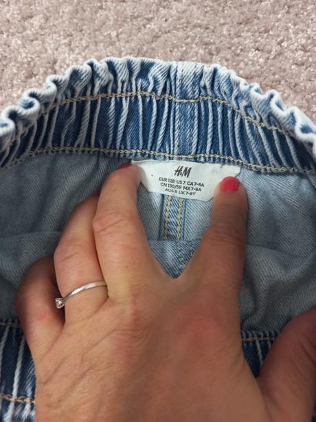 Riflova sukna, h&m, 128, h&m,128