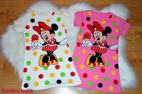 Detské šatičky ala minnie mouse, 86 - 134