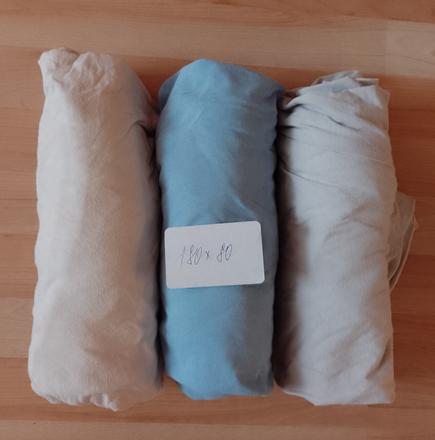 3x plachta na gumičku 180 x 80 cm, 