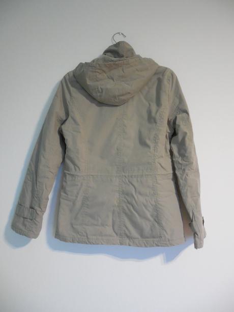 Sivá dámska bunda, l